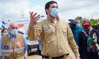 Testagem &agrave; COVID-19 em Odemira